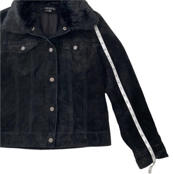 Theory Real Fur Leather Jacket - Picture 6 of 12